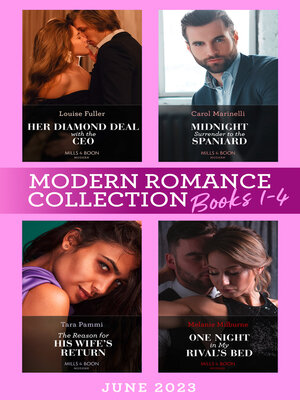 cover image of Modern Romance June 2023 Books 1-4